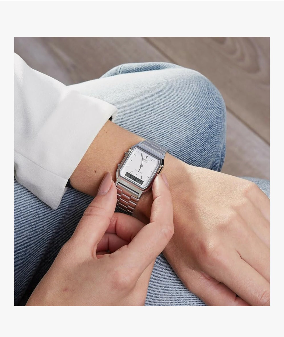 Reloj de Pulsera Casio con Doble Pantalla