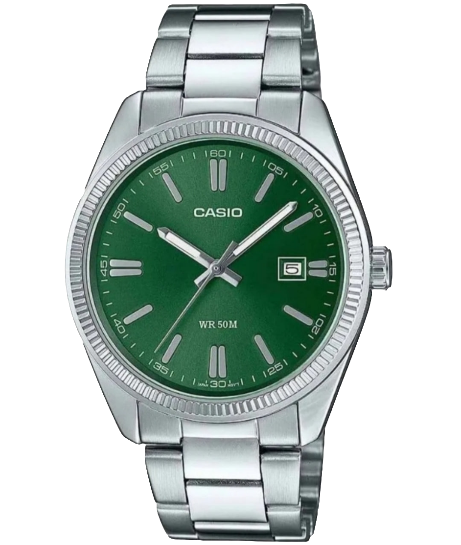 Casio dial Verde